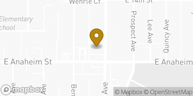 Map showing the location of 7-Eleven in Long Beach, CA 90804