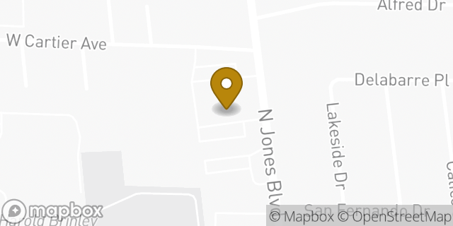 Map showing the location of The Church of Jesus Christ of Latter-day Saints in Las Vegas, NV 89108