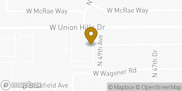Map showing the location of The Church of Jesus Christ of Latter-day Saints in Phoenix, AZ 85308