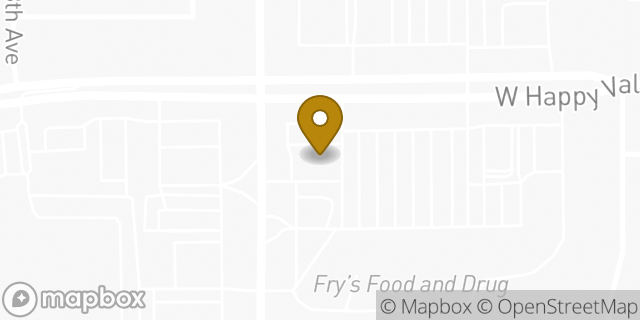 Map showing the location of Amazon Locker - Tripoli in Glendale, AZ 85310