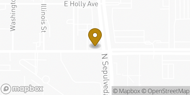 Map showing the location of Chipotle Mexican Grill in El Segundo, CA 90245