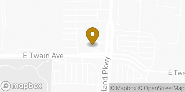 Map showing the location of Amazon Locker - Loafers in Las Vegas, NV 89169