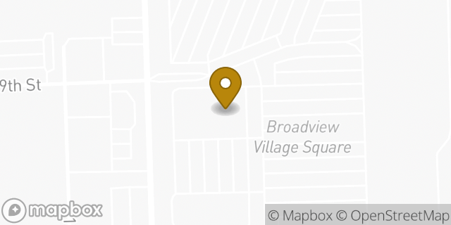 Map showing the location of Hertz in Broadview, IL 60155