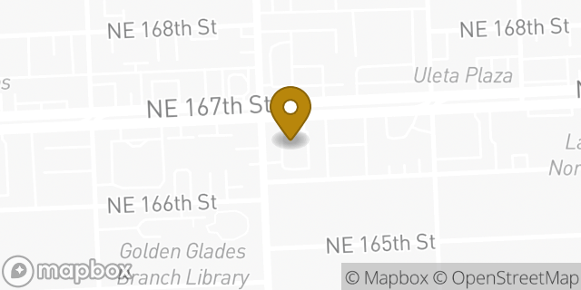 Map showing the location of McDonald's in Miami, FL 33162