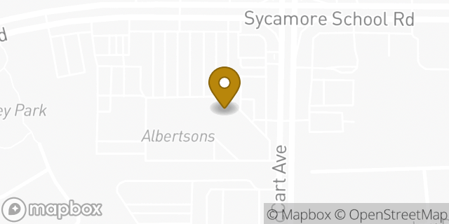 Map showing the location of The UPS Store in Fort Worth, TX 76133