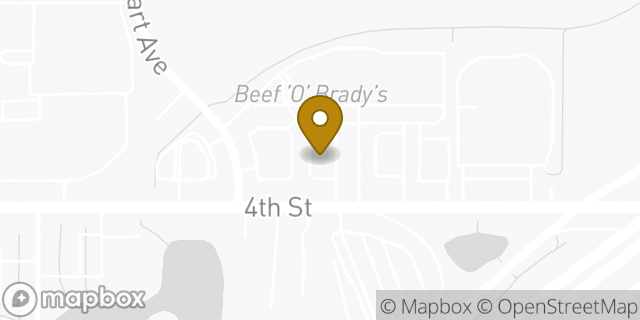 Map showing the location of Loop 289 & 4th in Lubbock, TX 79416