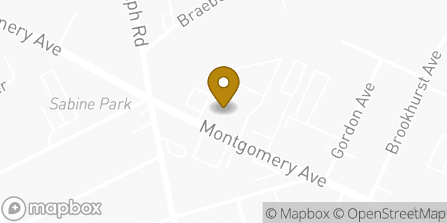 Map showing the location of Staples in Lower Merion Twp, PA 19072