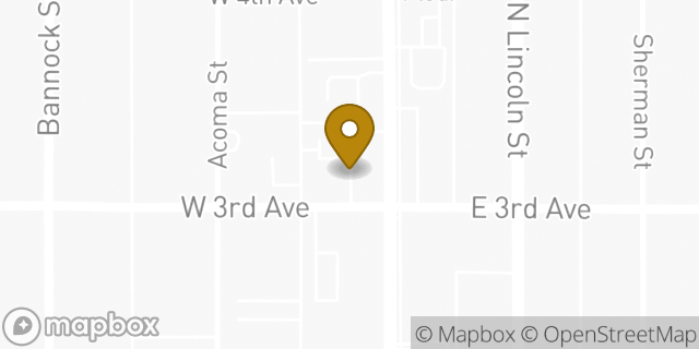 Map showing the location of ATM 7ELEVEN-FCTI in Denver, CO