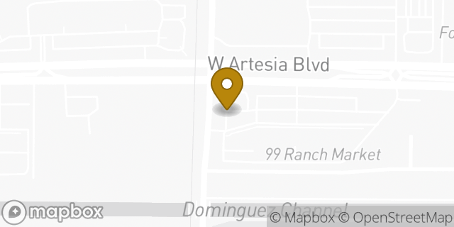 Map showing the location of McDonald's in Gardena, CA 90248
