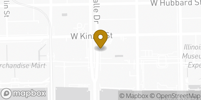 Map showing the location of Subway in Chicago, IL 60654