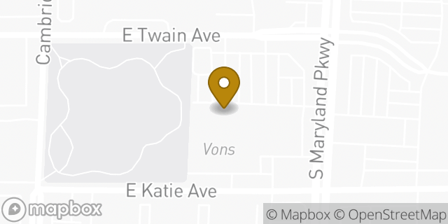 Map showing the location of Amazon Locker - Sol in Las Vegas, NV 89169