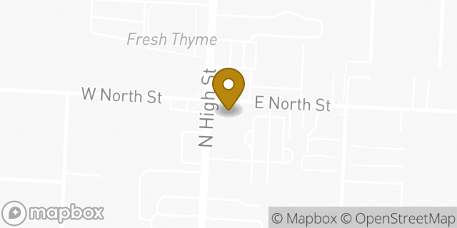 Map showing the location of MinuteClinic in Worthington, OH 43085