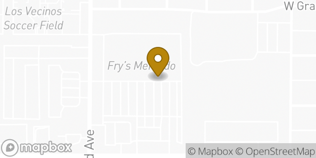 Map showing the location of Bank of America in Phoenix, AZ 85009