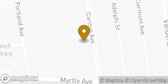 Map showing the location of Amazon Locker - Temporary in Brooklyn, NY 11205