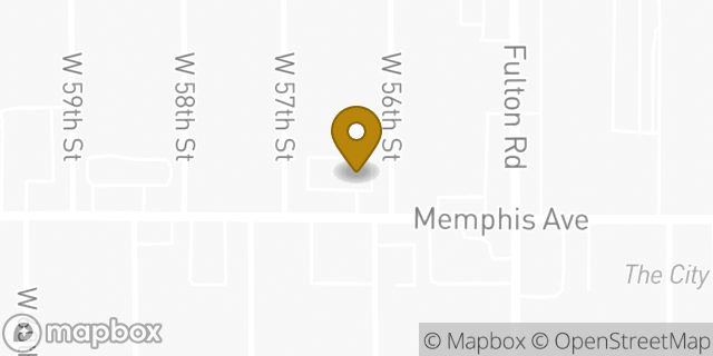 Map showing the location of McDonald's in Cleveland, OH 44144