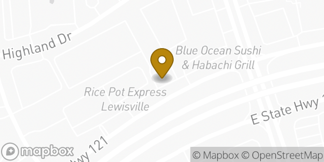 Map showing the location of CubeSmart Self Storage in Lewisville, TX 75067