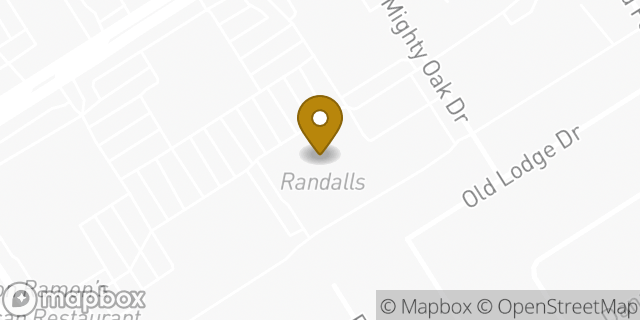 Map showing the location of Randalls in Houston, TX 77069