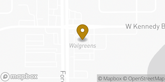Map showing the location of Walgreens in Orlando, FL 32810