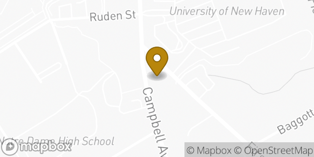 Map showing the location of Amazon Locker - Migrate in West Haven, CT 06516