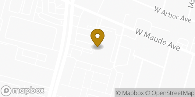 Map showing the location of Amazon Locker - Zra in Sunnyvale, CA 94085