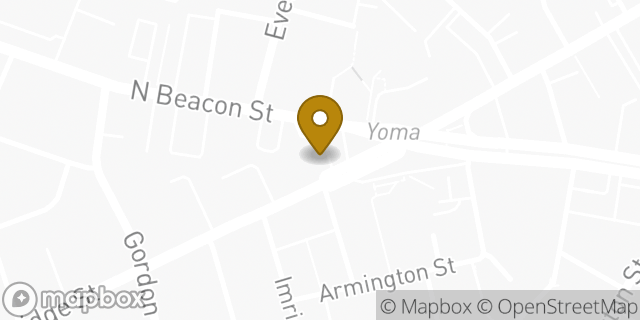 Map showing the location of 7-Eleven in Allston, MA 02134