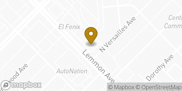 Map showing the location of Lemmon & Versailles in Dallas, TX 75209