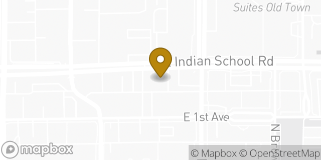 Map showing the location of Panera Bread in Scottsdale, AZ 85251