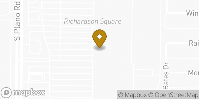 Map showing the location of Amazon Locker - Lemonade in Richardson, TX 75081