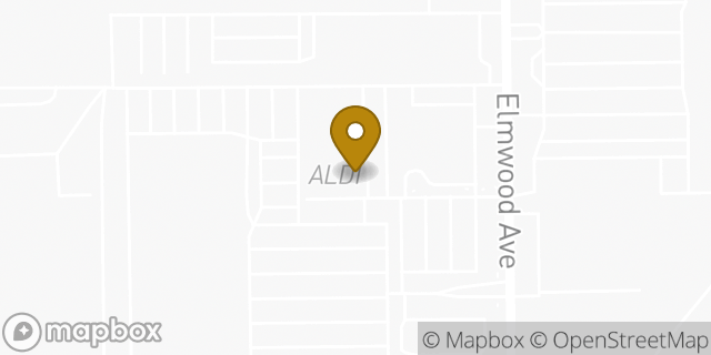 Map showing the location of Aldi in Buffalo, NY 14207