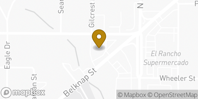 Map showing the location of Walgreens in Fort Worth, TX 76111