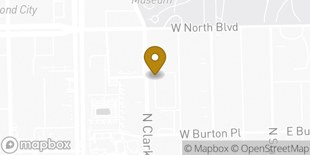 Map showing the location of Amazon Locker - Snail in Chicago, IL 60610