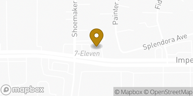 Map showing the location of Amazon Locker - Lapiz in Whittier, CA 90605