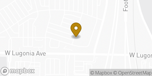 Map showing the location of Amazon Locker - Station-Wagon in Redlands, CA 92374