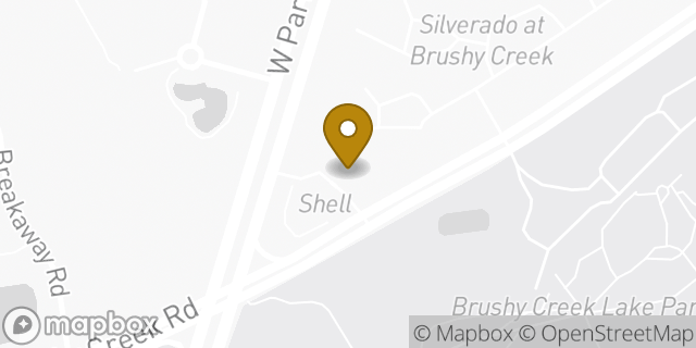 Map showing the location of 7-Eleven in Cedar Park, TX 78613