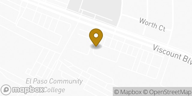 Map showing the location of Subway in El Paso, TX 79925