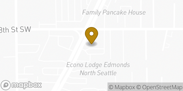 Map showing the location of Subway in Edmonds, WA 98026