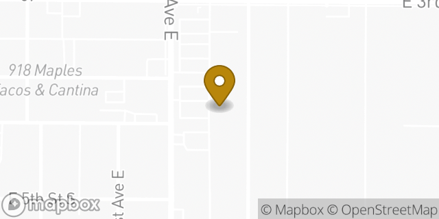 Map showing the location of Amazon Locker - Wallaroo in Tulsa, OK 74104