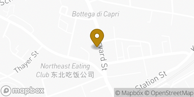 Map showing the location of Dunkin Donuts in Brookline, MA 02445