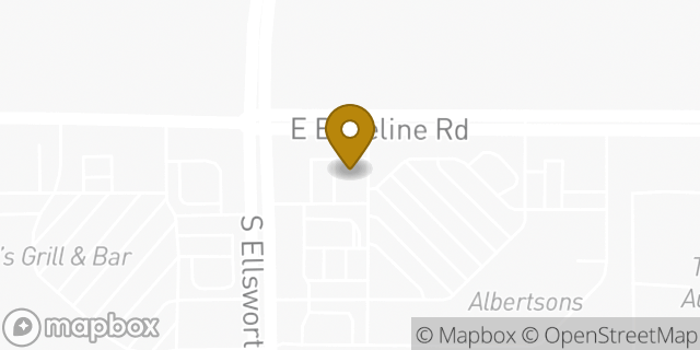 Map showing the location of Amazon Locker - Chem in Mesa, AZ 85209