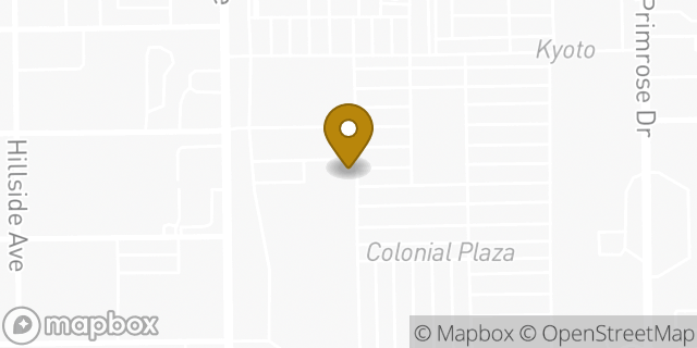 Map showing the location of Foot Locker in Orlando, FL 32803