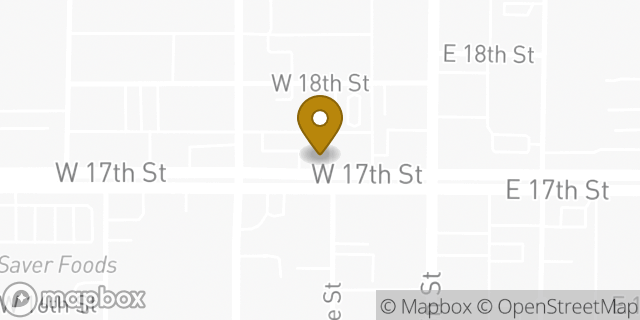 Map showing the location of Baskin-Robbins in Santa Ana, CA 92706