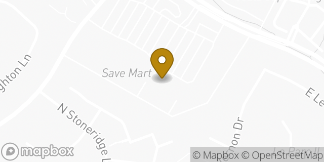 Map showing the location of CVS Pharmacy in Fresno, CA 93720