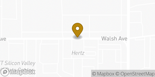 Map showing the location of Uber Santa Clara in Santa Clara, CA 95050