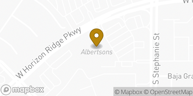 Map showing the location of Albertsons in Henderson, NV 89012