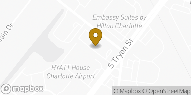 Map showing the location of La Quinta Inn & Suites in Charlotte, NC 28217