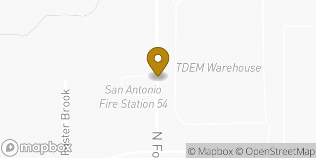 Map showing the location of Buffalo Wild Wings in San Antonio, TX 78219