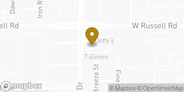 Map showing the location of Amazon Locker - Yoga in Las Vegas, NV 89148