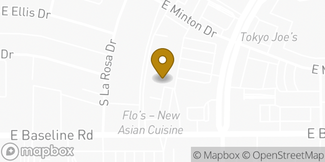 Map showing the location of Amazon Locker - Floris in Tempe, AZ 85282