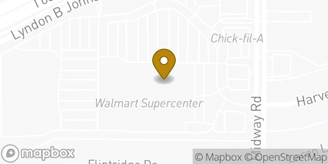 Map showing the location of Subway in Dallas, TX 75244
