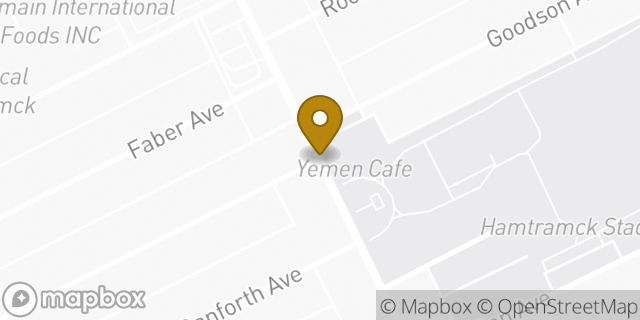 Map showing the location of AutoZone in Hamtramck, MI 48212